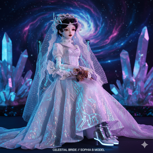 ShugaFairy 1/4 BJD Sophia B Art Doll - Vintage Eastern Retro Wedding Style Full Set Anime Doll | High-Quality Resin BJD Gift