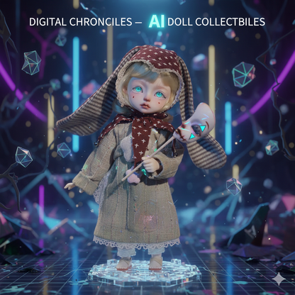 1/6 Scale Gothic Joker BJD: The Cyber-Circus Performer Edition - Handcrafted Articulated Doll with Signature Half-Mask (Halloween Limited)