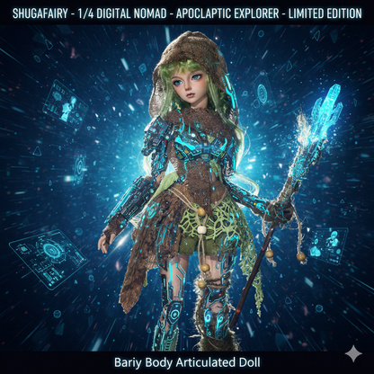 Kaka G 1/4 BJD Doll Full Set - Bariy Body Forest Survivor & Explorer Pathfinder by Shugafairy