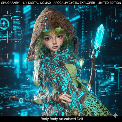 Kaka G 1/4 BJD Doll Full Set - Bariy Body Forest Survivor & Explorer Pathfinder by Shugafairy