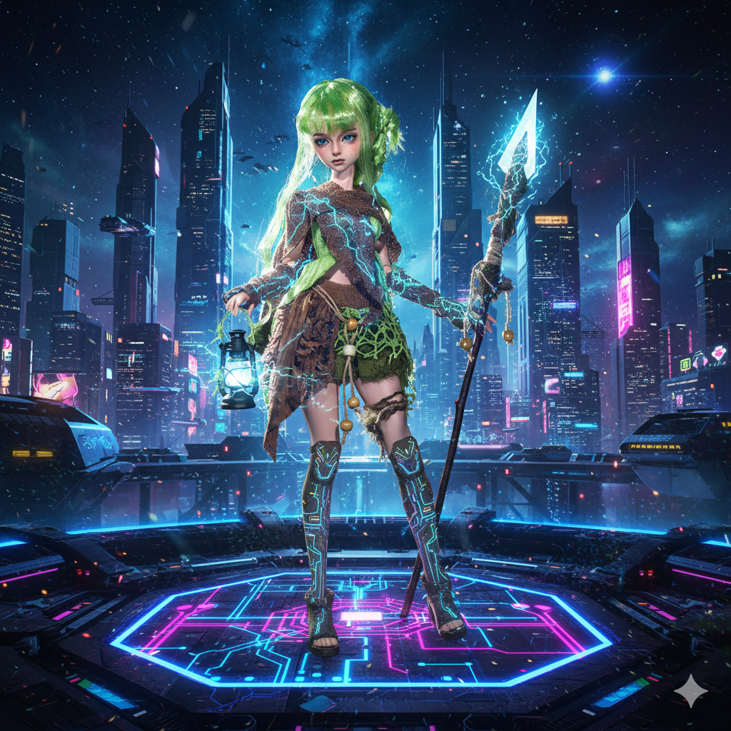 Kaka G 1/4 BJD Doll Full Set - Bariy Body Forest Survivor & Explorer Pathfinder by Shugafairy